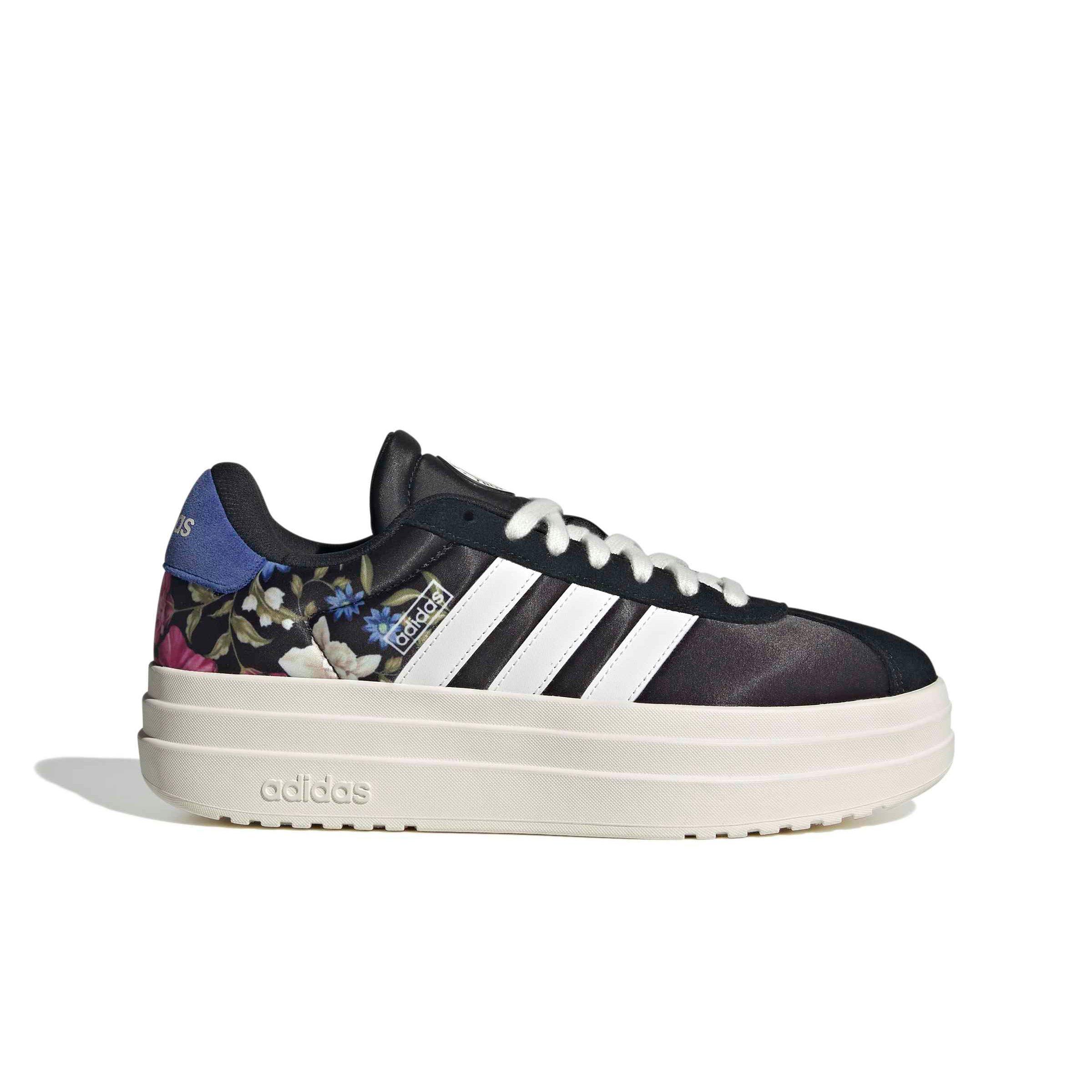 adidas VL Court Bold "Core Black/Core White/Off White" Women's Shoe - BLACK/WHITE/OFF WHITE